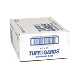 Handgards Tuffgards Sandwich High Density Saddle 5.5 Inch X 5.5 Inch Bag 200 Per Pack - 10 Per Case