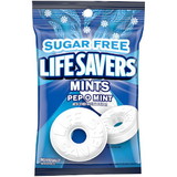Lifesavers Candy Lifesaver Sugar Free Individually Wrapped Peg Bag, 2.75 Ounces, 12 per case