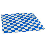 Handy Wacks 12 Inch X 12 Inch X 2.5 Inch Blue Checkerboard Deli Wrap, 1000 Count, 6 per case