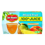 Del Monte In 100% Juice Mixed Fruit, 16 Ounces, 6 per case