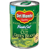 Del Monete Cut Green Beans 14.5 Ounce Can - 24 Cans Per Case