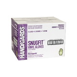 Handgards Snugfit Lightly Powdered Extra Large Vinyl Glove, 100 Each, 10 per case