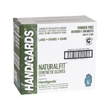 Handgards Naturalfit Powder Free Large Synthetic Glove, 100 Each, 4 per case