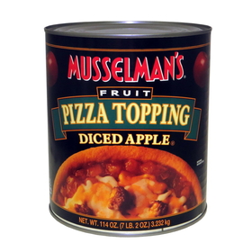 Musselman's Fruit Pizza Topping Diced Apple, 114 Ounces, 6 per case