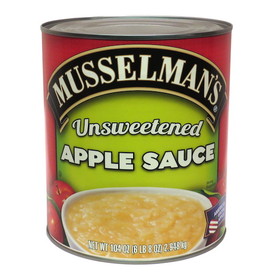 Musselman's Applesauce Unsweetened, 104 Ounces, 6 per case