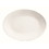 World Tableware Porcelana Coupe Rolled Edge Oval Platter 13.5" X 10" - Bright White, 12 Each, 1 per case, Price/Case