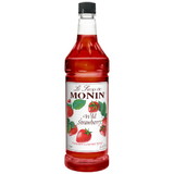 Monin Wild Strawberry Syrup, 1 Liter, 4 per case