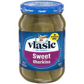 Vlasic Pickle Sweet Gherkins, 16 Fluid Ounces, 12 per case