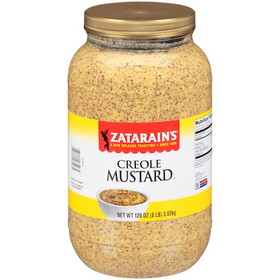 Zatarians Kosher Creole Mustard 1 Gallon Jug - 4 Per Case