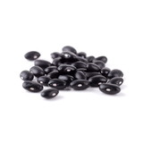 Commodity Polished Black Bean 50 Pounds Per Pack - 1 Per Case