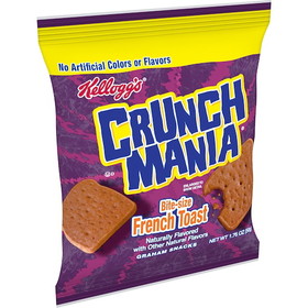 Kellogg'S Crunch Mania Bite Size French Toast 1.76 Ounces Per Packet - 100 Per Case