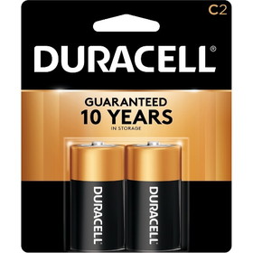 Duracell Ultra Coppertop C Batteries, 2 Count, 6 per case