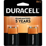 Duracell Ultra Duracell Coppertop 9 Volt Two Pack, 2 Each, 4 per case