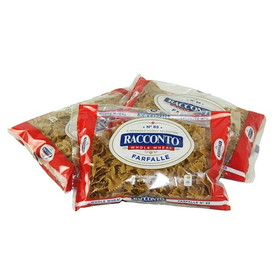 Racconto Pasta Whole Wheat Farfalle Medium Bow Ties, 16 Ounce, 12 per case