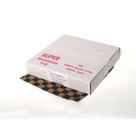 Handy Wacks 12 Inch X 12 Inch Black Checkerboard, 1000 Count, 6 per case
