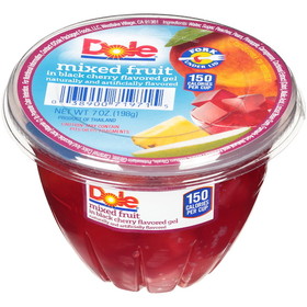 Dole Mixed Fruit In Black Cherry Gel, 7 Ounces, 12 per case