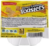 Malt O Meal Honey Graham Toasters Cereal 1 Ounce - 96 Per Case