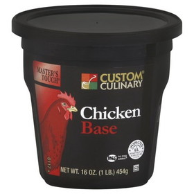 Masters Touch Gluten Free No Msg Added Chicken Base, 1 Pounds, 6 per case