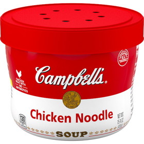 Campbell's Red &amp; White Chicken And Noodles Bowl Microwaveable Soup, 15.4 Ounces, 8 per case
