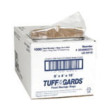 Tuffgards Bag Low Density Poly Roll Pack 8X4x18 1.2Ml., 500 Each, 2 per case
