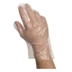 Handgards Quickserve Embossed Cast Straight Cuff Polyethylene Glove, 50 Each, 20 per case