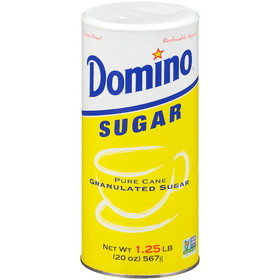 Domino Canister Sugar, 1.25 Pounds, 24 per case