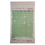 Daymark 3 Part 4.25 X 7.25 Inch Green Carbonless Guest Check 250 Checks Per Pack - 8 Per Case