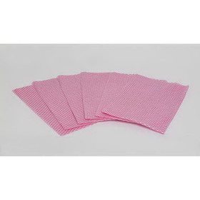 Atlantic Mills 13 Inch X 20 Inch Pink And White Economy Wipe, 100 Each, 9 per case