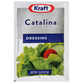Kraft Portion Control Catalina Dressing 1.5 Ounce Pouch - 60 Per Case