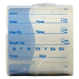 Daymark Dissolvemark-Dissolvable Adhesive 2 Inch X 2 Inch Square Use By Shelf Life Label, 250 Count, 12 per case