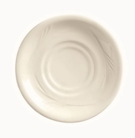 World Tableware Endurance 5 Inch Cream White Medium Rim Saucer, 36 Each, 1 per case