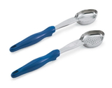 Vollrath Stainless Steel Oval Perforated Spoodle Blue Handle, 1 Each, 1 per case