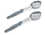Vollrath Stainless Steel Oval Perforated Spoodle Gray Handle, 1 Each, 1 per case, Price/Pack
