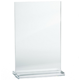 Tablecraft Table Tent Clear Acrylic 4X6, 1 Each, 1 per case