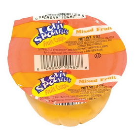 Lovin' Spoonfuls Mixed Fruit Cup, 4 Ounces, 1 per box, 72 per case