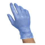 Valugards Vinyl Blue Powder Free Extra Large Glove, 100 Each, 10 per case