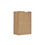 Ajm 75# Narrow Base Kraft Bag, 400 Count, 1 per case, Price/Case