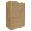 Ajm 57# Squat Narrow Base Kraft Bag, 500 Count, 1 per case, Price/case
