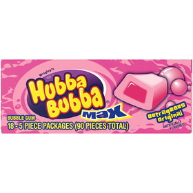 Hubba Bubba Outrageous Original Gum, 5 Piece, 8 per case
