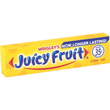 Juicy Fruit Twin Pack Gum 5 Pieces - 40 Per Pack - 20 Packs Per Case