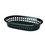 Tablecraft 8.5 Inch X 6 Inch X 1.5 Inch Black Oval Basket, 36 Each, 1 per case, Price/Case