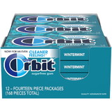 Orbit Winter Mint Gum 14 Pieces - 12 Per Pack - 12 Packs Per Case