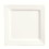 World Tableware Inc. Slate Collection Ultra Bright White Square Plate 10 5/8", 12 Each, 1 Per Case, Price/Case