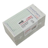 Ncco National Checking 3.4 Inch X 6.75 Inch 2 Part Carbonless Green 14 Line Guest Check, 2500 Each, 1 per case
