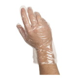 Valugards Clear Poly One Size Fits All Glove, 500 Each, 4 per case