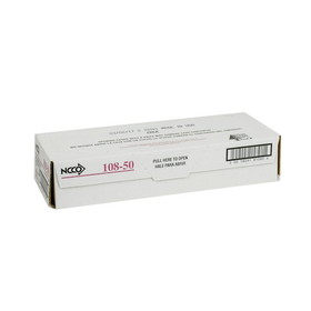 Ncco National Checking 3.5 Inch X 6.75 Inch 2 Part Green Carbonless 19 Line Guest Check, 2500 Each, 1 per case