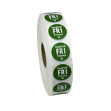 Ncco National Checking .75 Inch Circle Trilingual Removable Green Friday Label, 2000 Each, 1 per case