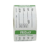 Ncco National Checking 2X3 Trilingual Item-Date-Use By Friday Green, 500 Each, 1 per case
