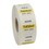 Ncco National Checking 1 Inch X 1 Inch Trilingual Yellow Tuesday Dissolvable Label, 1000 Each, 1 per case, Price/Pack