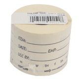 Ncco Dateit National Checking Company Dateit Shelf Life Dissolving Label Food Rotation Label, 250 Each, 1 per case